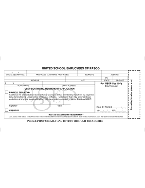 USEP Continuing Membership Application