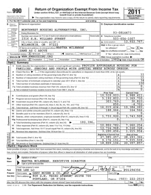 Form 990 2011