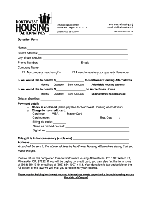 Donation Form