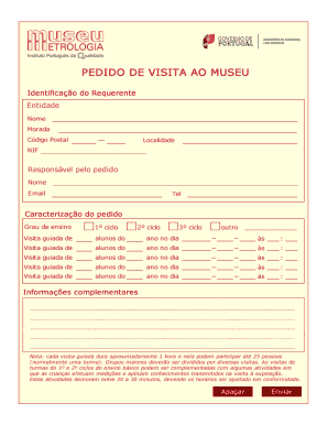 PEDIDO DE VISITA AO MUSEU