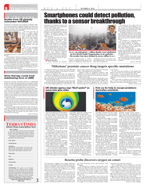 Tehran Times Subscription Form