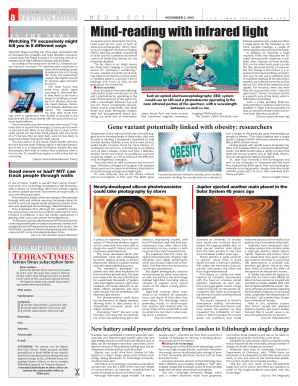 Tehran Times Subscription Form