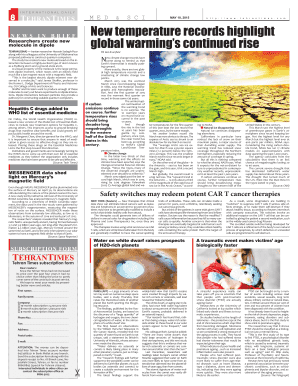 Tehran Times Subscription Form