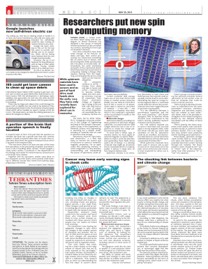 Tehran Times Subscription Form