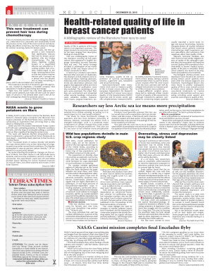 Tehran Times Subscription Form