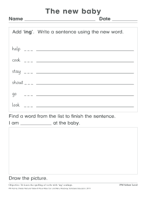 PM Activity Sheets Red and Yellow