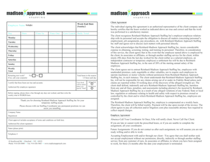 Client Employee Agreement