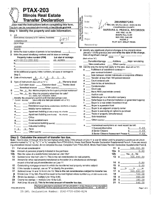 Illinois Real Estate Transfer Declaration