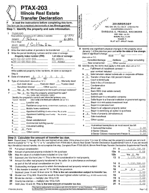 Illinois Real Estate Transfer Declaration
