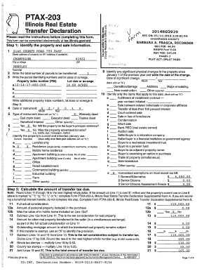 Illinois Real Estate Transfer Declaration