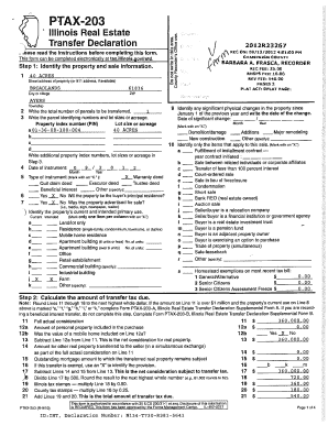 Illinois Real Estate Transfer Declaration