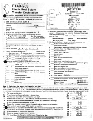 Illinois Real Estate Transfer Declaration