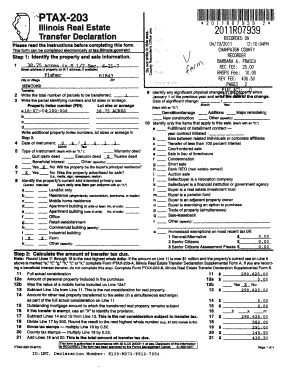 Illinois Real Estate Transfer Declaration