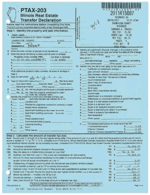 Illinois Real Estate Transfer Declaration