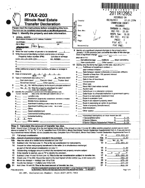 Illinois Real Estate Transfer Declaration