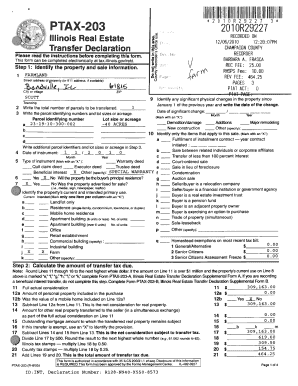 Illinois Real Estate Transfer Declaration