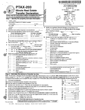 Illinois Real Estate Transfer Declaration