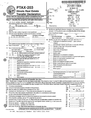 Illinois Real Estate Transfer Declaration