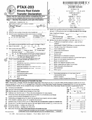 Illinois Real Estate Transfer Declaration