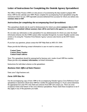 IRS Form 1099 Instructions