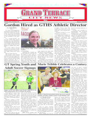 City News Subscription Form