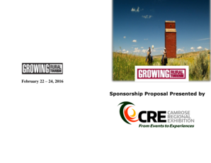 Sponsorship Proposal Presented by - Camrose Regional Exhibition