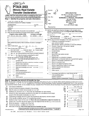 Illinois Real Estate Transfer Declaration