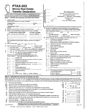 Illinois Real Estate Transfer Declaration