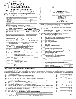 Illinois Real Estate Transfer Declaration