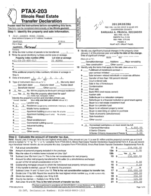 Illinois Real Estate Transfer Declaration