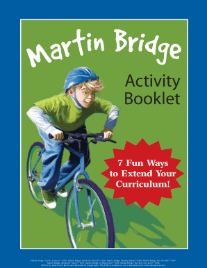 Martin Bridge Activity Booklet
