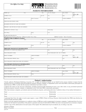 Patient Information Form