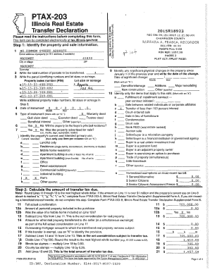 Illinois Real Estate Transfer Declaration