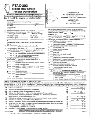 Illinois Real Estate Transfer Declaration