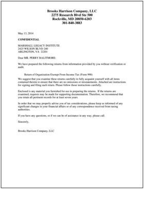 IRS Form 990 Tax Return