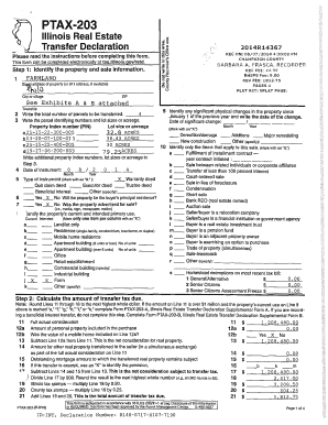 Illinois Real Estate Transfer Declaration