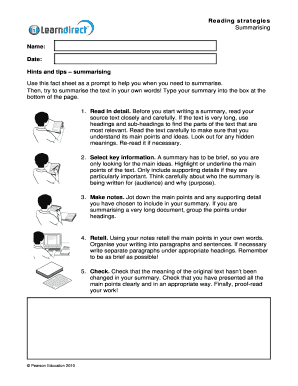 Summarising Guide