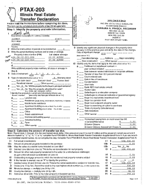 Illinois Real Estate Transfer Declaration