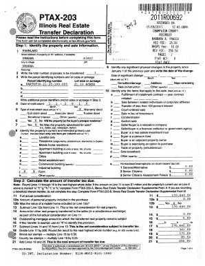 Illinois Real Estate Transfer Declaration