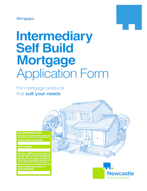 Self Build Mortgage Application Form