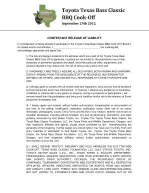 Toyota Texas Bass Classic BBQ Cook-Off