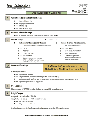 California Resale Certificate Application