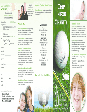 Chip In for Charity Golf Pass Order Form