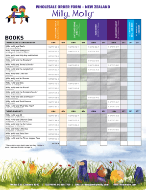 Wholesale Order Form