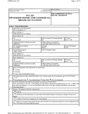 FCC Form 323 Ownership Report