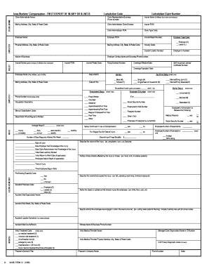 Iowa Workers' Compensation First Report of Injury or Illness
