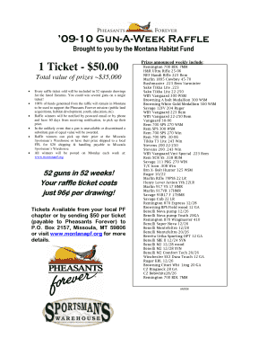 raffle ticket creator free editable fillable printable online