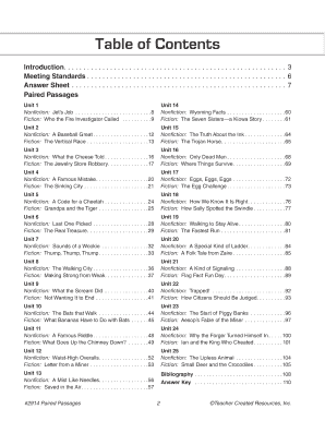 Paired Passages Reading Comprehension Test