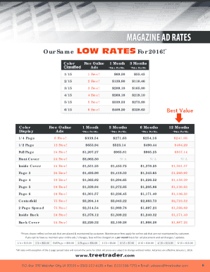 Magazine ad rates - Tree amp Landscape Equipment Trader