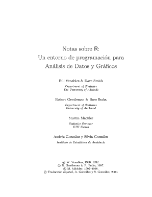 Notas sobre R: